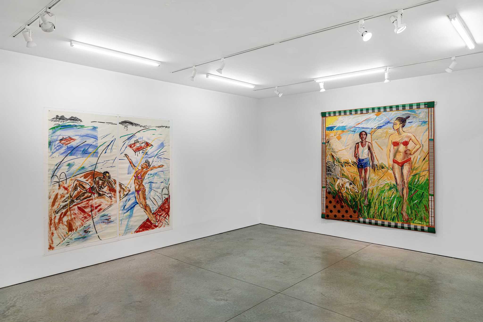 Emma Amos: Bathers