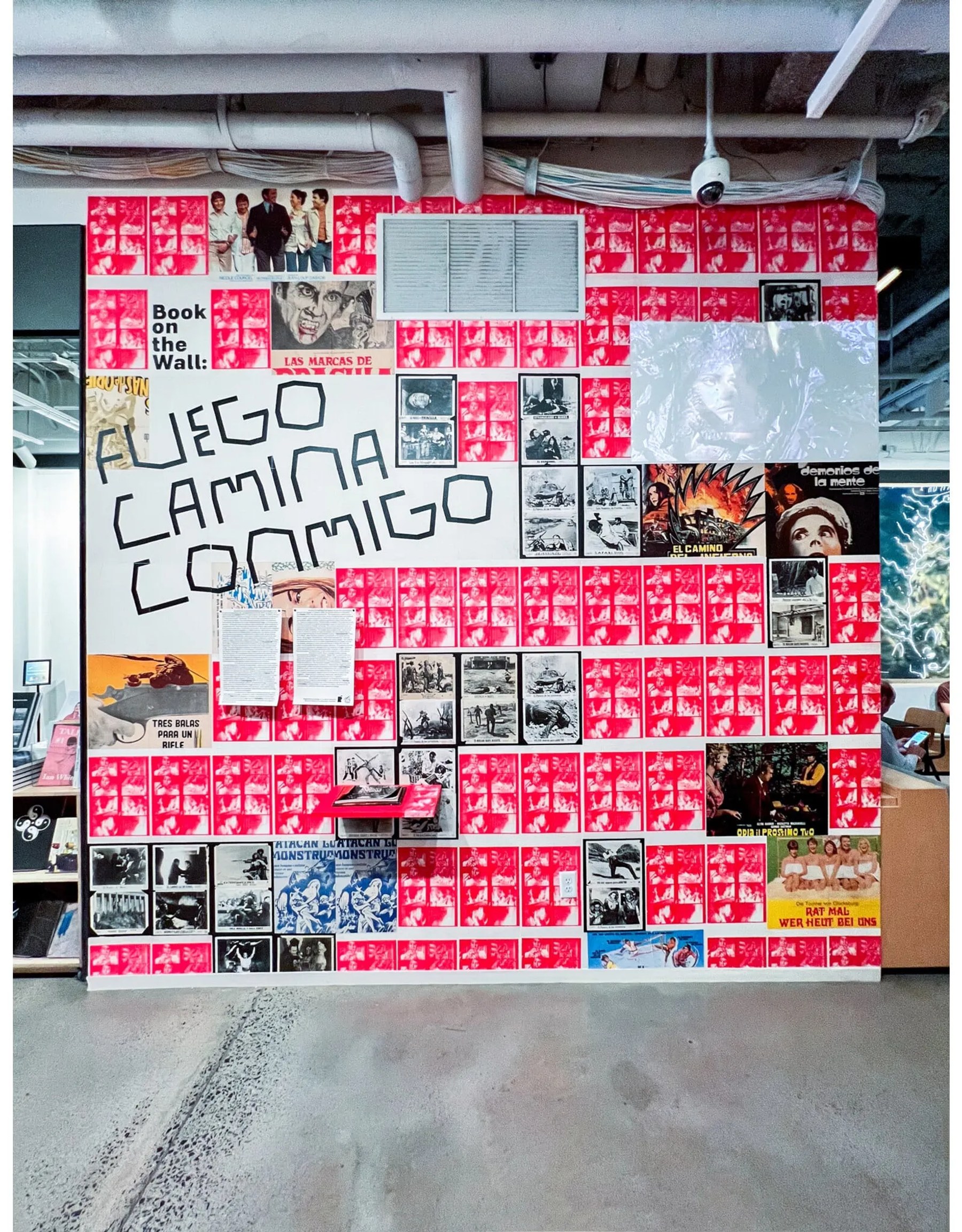 Book on the Wall: Fuego Camina Conmigo