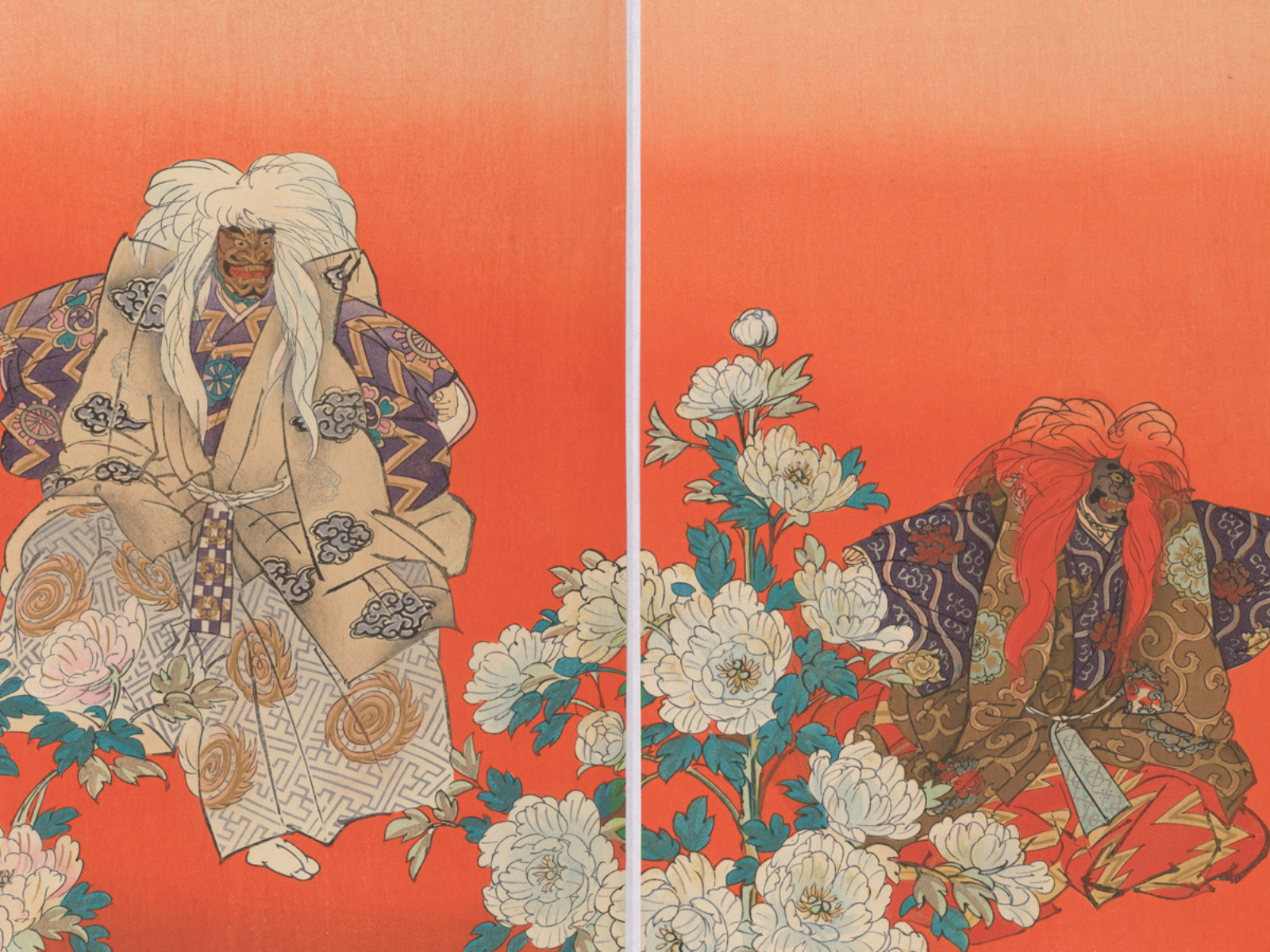 One Hundred Plays of the Noh Theater by Tsukioka Kogyo 