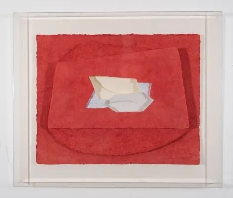 Installation view, Cast Paper Reliefs, 1980s, Westwood
