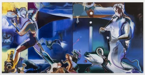 Installation view, Katherina Olschbaur: I Spend All Day Waiting for the Night, Perrotin · 2025 (7)