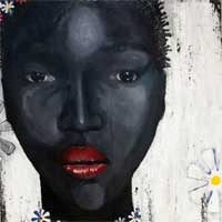 Installation view, Red, White and BLAK: The Black Woman-Key to American Culture, Walter Maciel Gallery