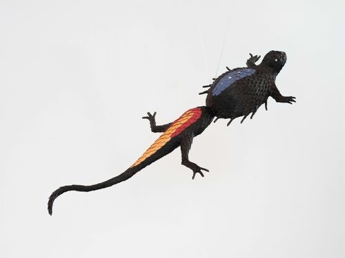 Installation view, Roberto Benavidez: BOSCH BEASTS, Perrotin · 2025 (8)