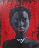 Installation view, Red, White and BLAK: The Black Woman-Key to American Culture, Walter Maciel Gallery · 2025 (16)