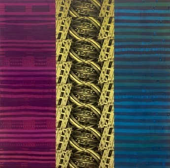 Installation view, Interweavings, Nuart