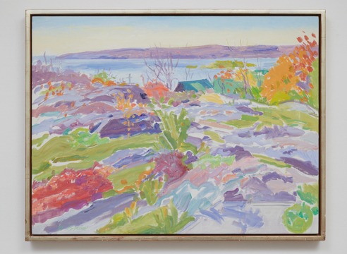 Installation view, Gloucester Harbor and other works, Tibor de Nagy Gallery