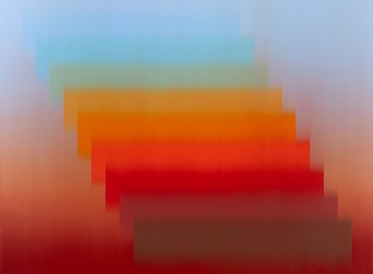 Installation view, Flags, Luis De Jesus Los Angeles