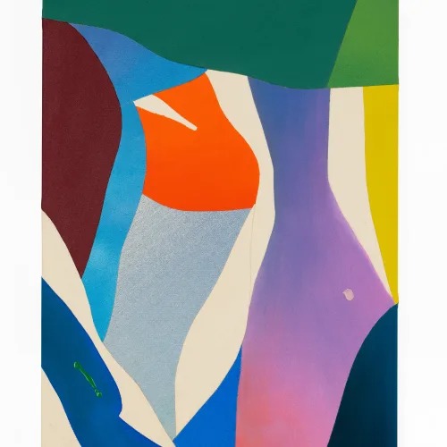 Installation view, Blue Distance, Berggruen Gallery
