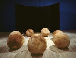 Installation view, Gathering Wool, Hauser & Wirth