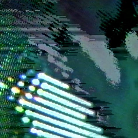 Jonah Greenstein, Unreleased Film Still 00019982. Analog video, digitized and printed on aluminum, 12 x 12 in. (30.5 x 30.5 cm). Courtesy 7811 Gallery.