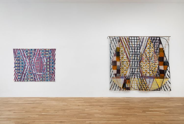 Installation view, If Blue is a Holy Color, Derek Elller · 2026 (6)