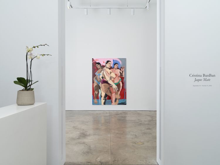 Installation view, Cristina BanBan: Jaque Mate, Skarstedt, Upper East Side