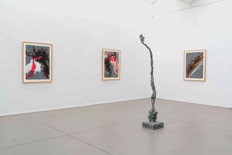 Installation view, Gli eredi della solitudine, Amanita, Bowery · 2026 (3)