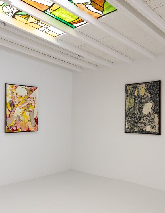 Installation view, I’d sit inside a bottle and pretend that I was in a can, GGLA