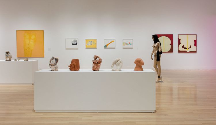 Installation view, Huguette Caland: A Life in a Few Lines, Hammer Museum · 2026 (3)