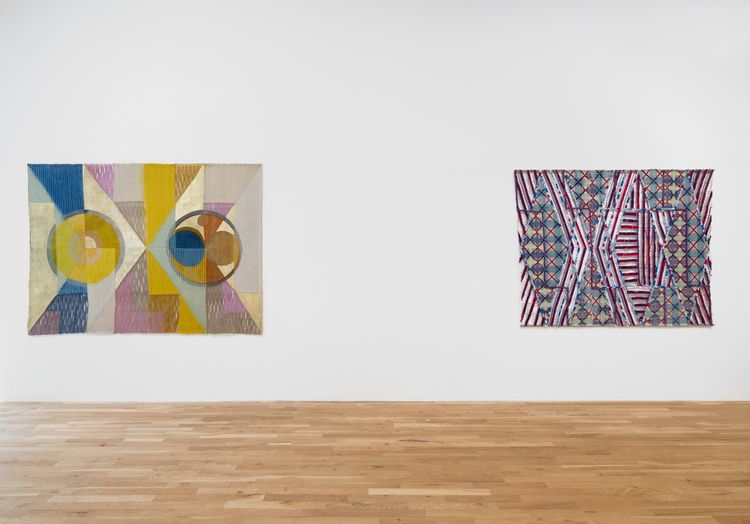 Installation view, If Blue is a Holy Color, Derek Elller · 2026 (5)