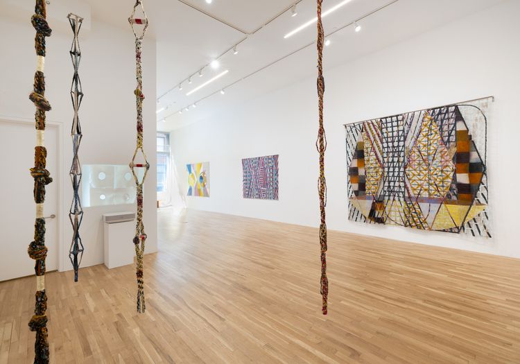 Installation view, If Blue is a Holy Color, Derek Elller · 2026 (9)