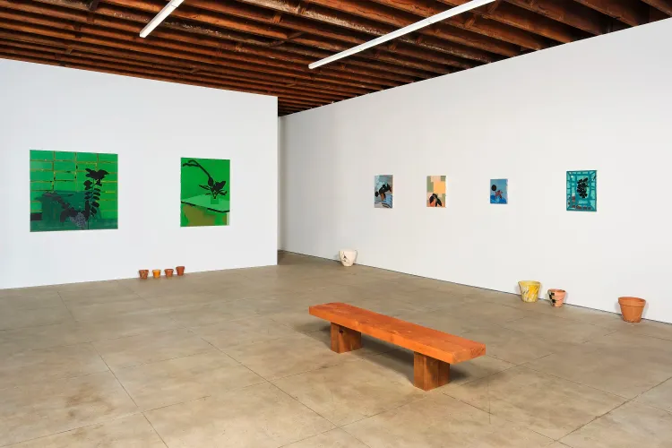 Henri Paul Broyard, Black Florals, installation view, Tyler Park Presents, Los Angeles, 2026