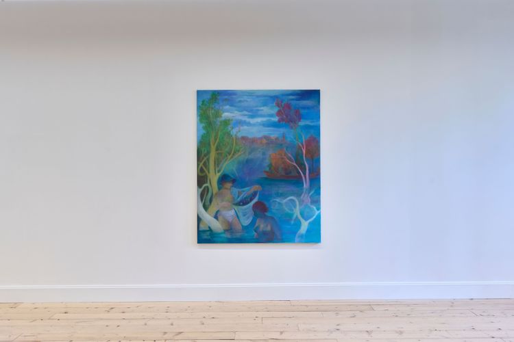 Installation view, Under The Same Skin, Scroll · 2026 (2)