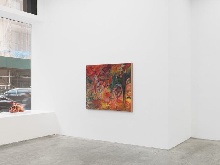 Installation view, Soumya Netrabile: Field Conditions, Anat Ebgi