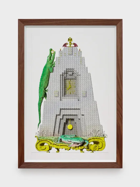 Installation view, Pablo Bronstein: Clocks, Olney Gleason · 2026 (4)