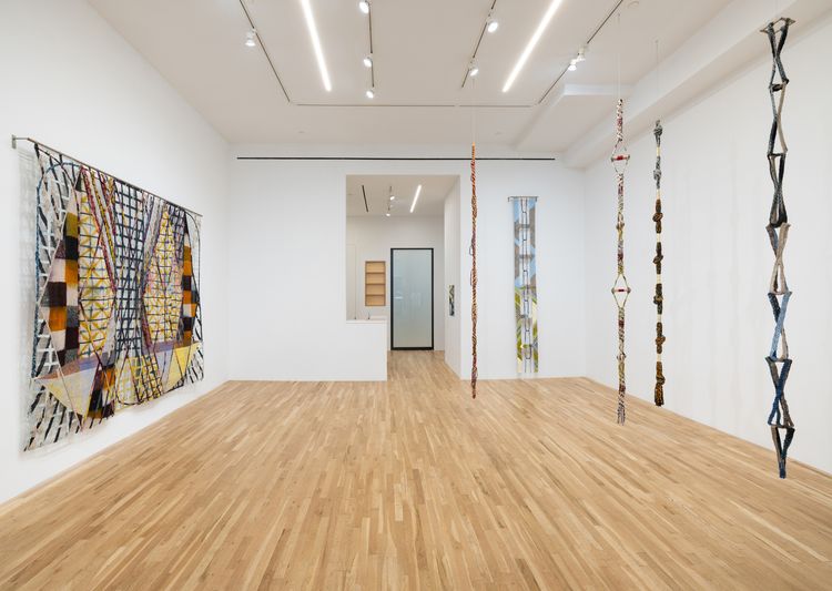 Installation view, If Blue is a Holy Color, Derek Elller · 2026 (8)