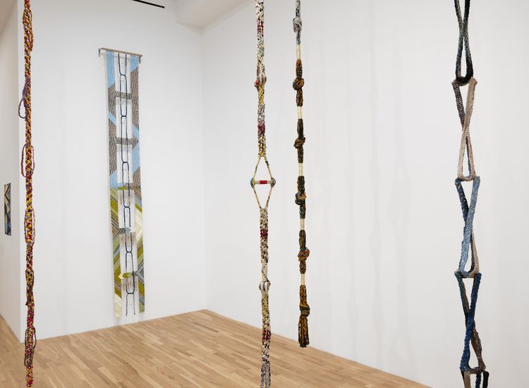 Installation view, If Blue is a Holy Color, Derek Elller · 2026 (2)