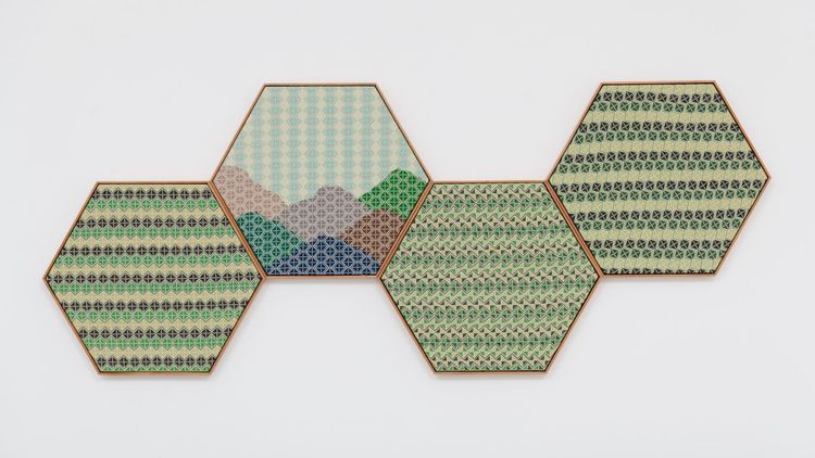 Installation view, Describing Clouds, Anat Ebgi, Los Angeles