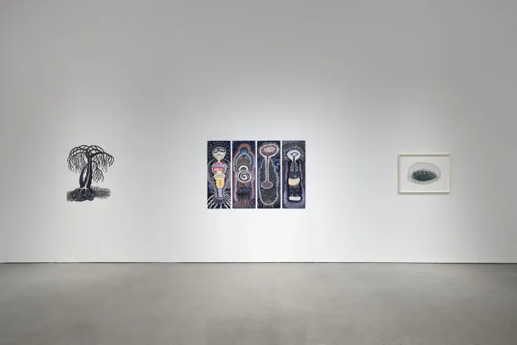 Installation view, Through the Tunnel, François Ghebaly · 2026 (3)
