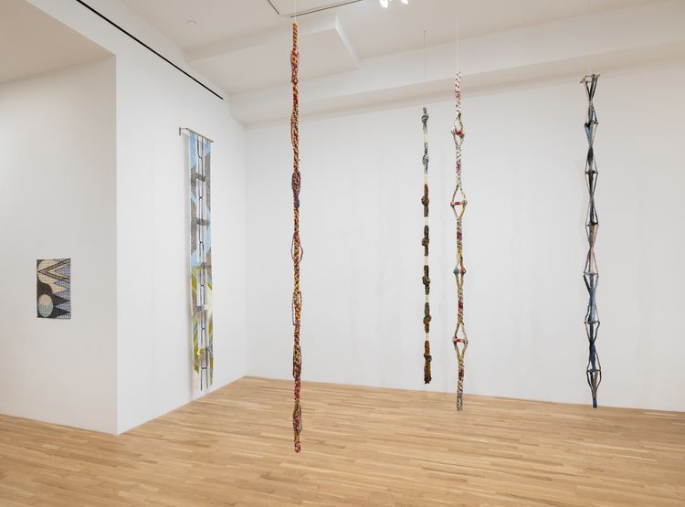 Installation view, If Blue is a Holy Color, Derek Elller · 2026 (3)