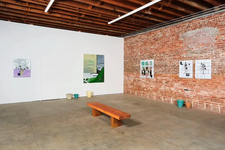 Henri Paul Broyard, Black Florals, installation view, Tyler Park Presents, Los Angeles, 2026