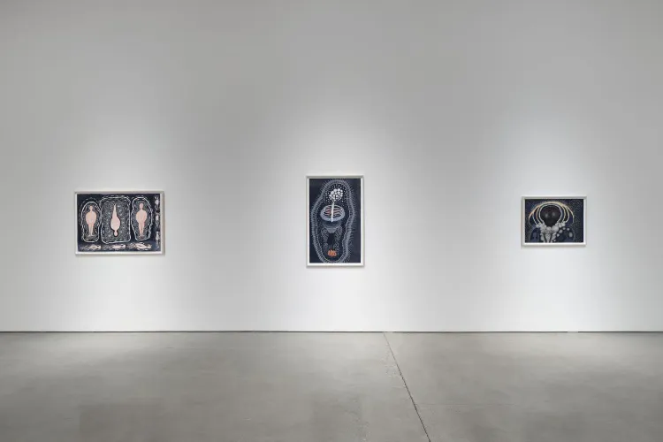 Installation view, Through the Tunnel, François Ghebaly · 2026 (5)