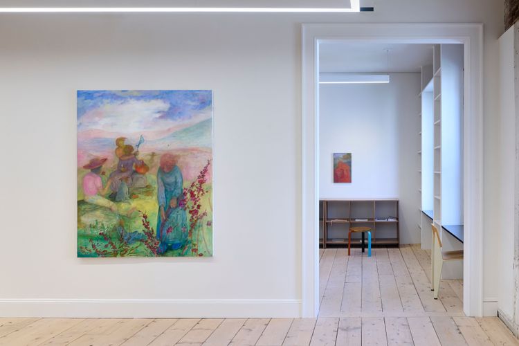 Installation view, Under The Same Skin, Scroll · 2026 (5)