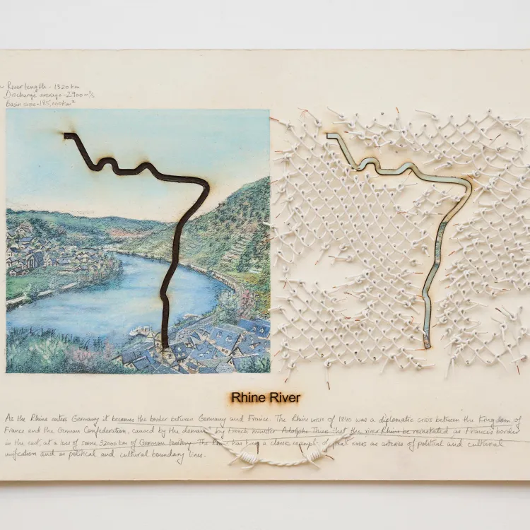 Installation view, Elsewhere is Already Here, Richard Saltoun Gallery