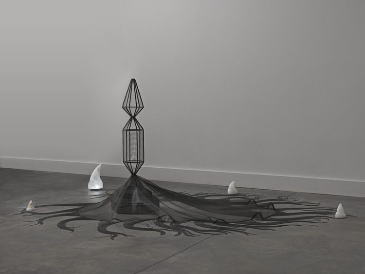 Installation view, Focus Gallery: Afruz Amighi: Sounding Shell, The Jewish Museum