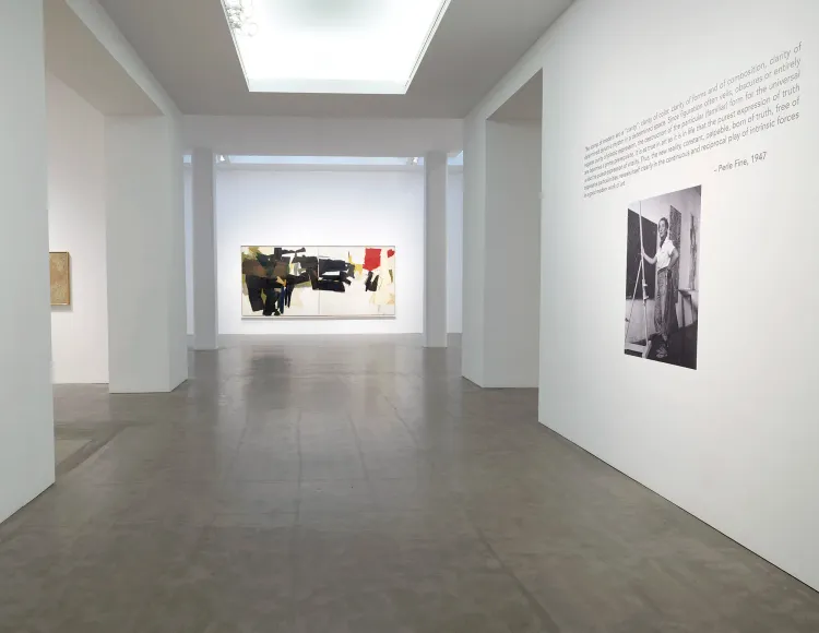 Installation view, Elaine de Kooning (1918-1989), Berry Campbell Gallery