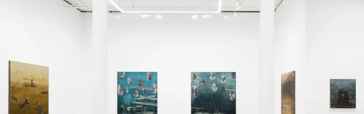 Installation view, die dünne Haut der Zivilisation, GRIMM Gallery · 2026 (1)