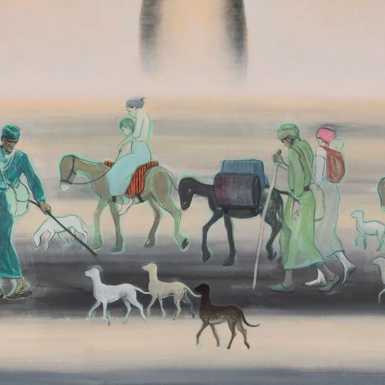 Installation view, Where Rocco Found a Dead Monster OR The Land of the Downcast Eyes, GRIMM Gallery
