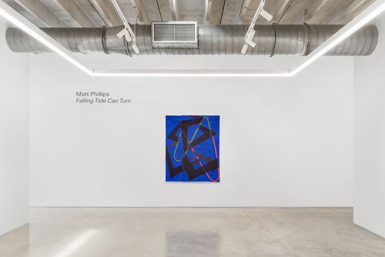 Installation view, Matthew Phillips: Falling Tide Can Turn, Mindy Solomon Gallery, Miami, 2026. Photo: Zachary Balber
