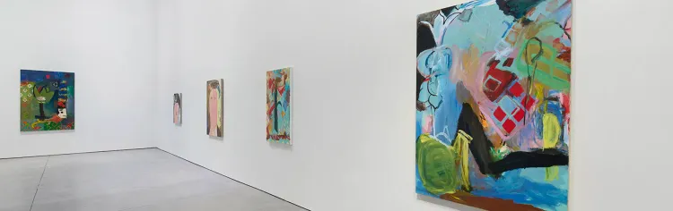 Installation view, Margot Bergman: On the Other Hand, Anton Kern Gallery