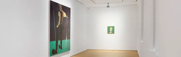 Installation view, Marcus Jahmal: Booty, Anton Kern Gallery