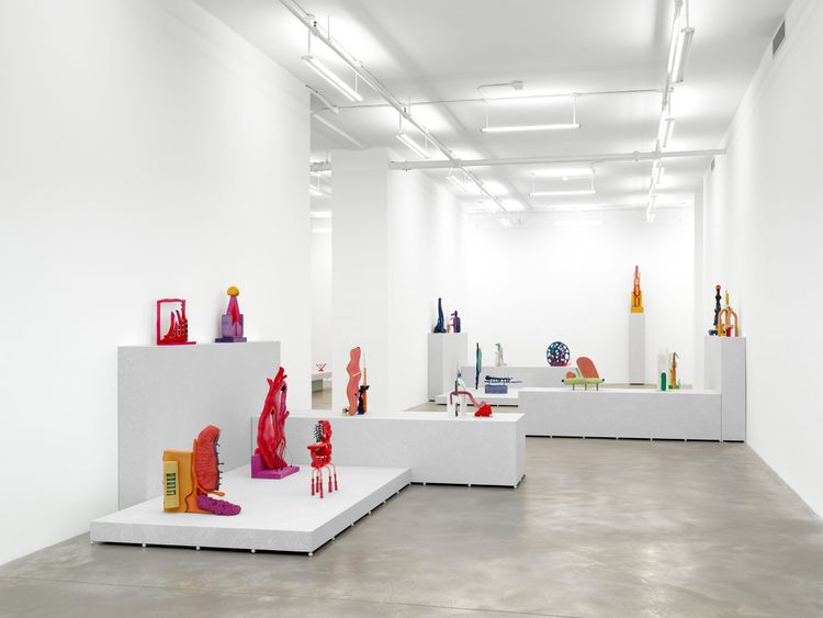 Installation view, Cold Meat, Cake, and a Variety of All the Finest Fruits in Season, Casey Kaplan