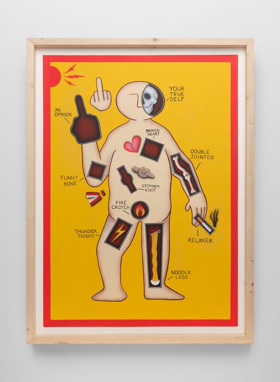 Installation view, For Your Amusement, Bass & Reiner Gallery