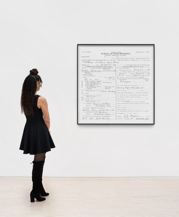 Installation view, Lava Thomas: Lineage, Jessica Silverman · 2026 (6)