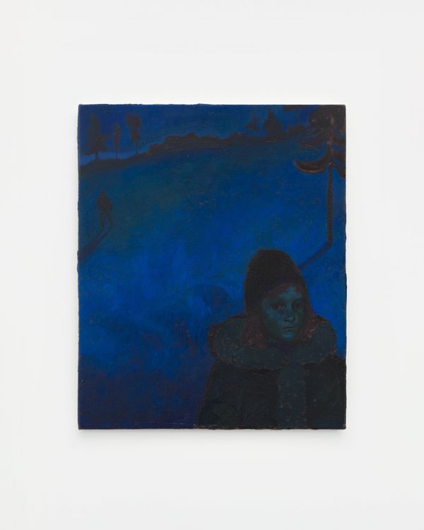 Alessandra Acierno, "Ordinary Circumstances," 2026 Oil on canvas 19 1/2 x 16 in (51 x 41 cm)