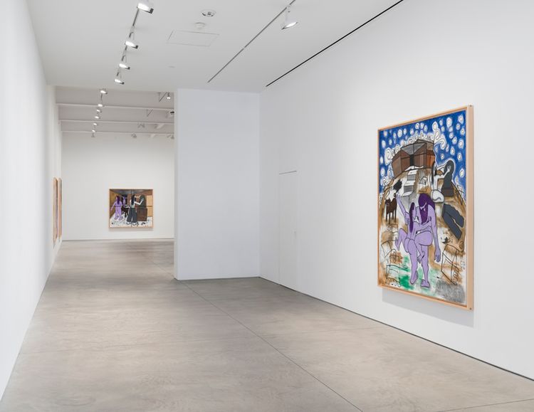 Installation view, Carroll Dunham, Matthew Brown, NYC · 2026 (2)