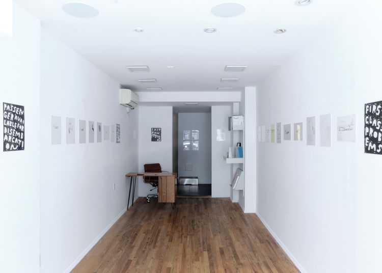 Installation view, PAD Passengers Available for Disembarkation, Dashwood Projects