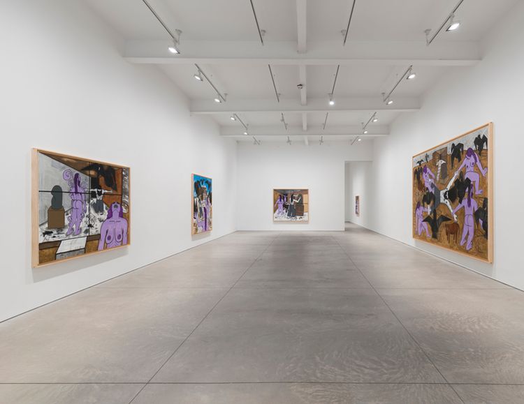 Installation view, Carroll Dunham, Matthew Brown, NYC · 2026 (3)