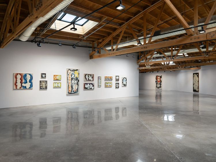 Installation view, Night Window: Spray Paintings, 1958-1964, Hauser & Wirth · 2026 (3)