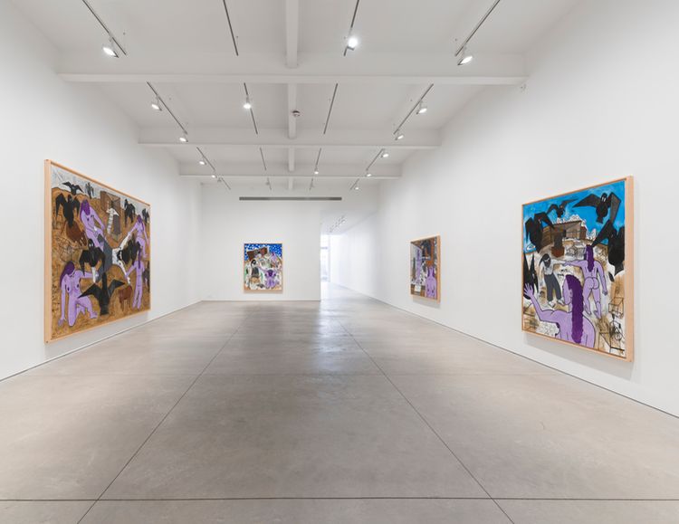 Installation view, Carroll Dunham, Matthew Brown, NYC · 2026 (4)